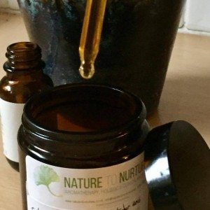Mixing up Soothing Scar Balm at Nature To Nurture