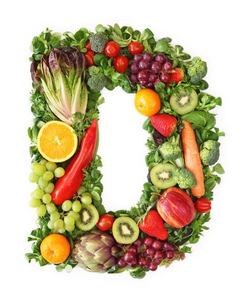 No Vitamin D in fruit & veg